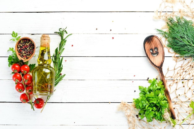 ingrediente proaspete pe masă